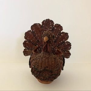 Vintage Wicker Turkey